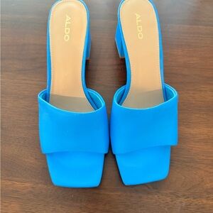 ALDO Blue Block Kitten Heel